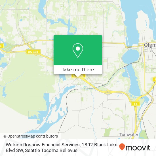 Mapa de Watson Rossow Financial Services, 1802 Black Lake Blvd SW