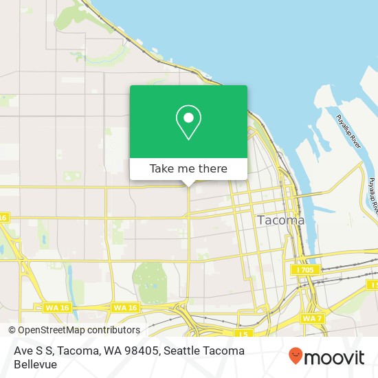 Ave S S, Tacoma, WA 98405 map