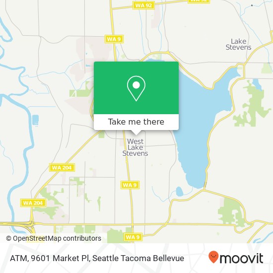 ATM, 9601 Market Pl map