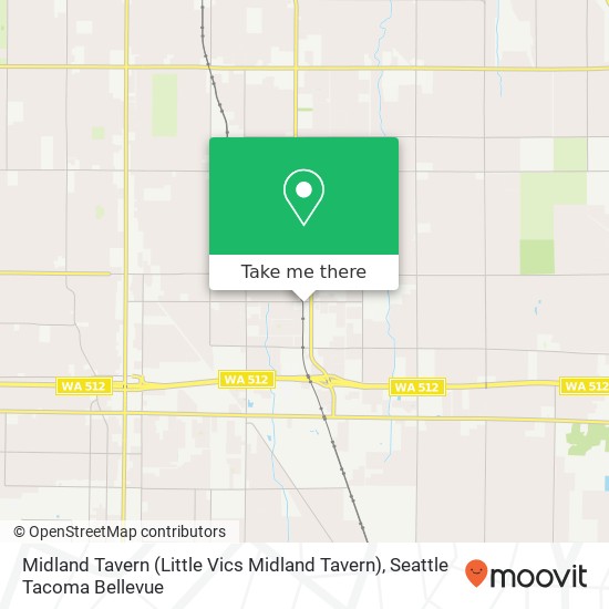 Mapa de Midland Tavern (Little Vics Midland Tavern)