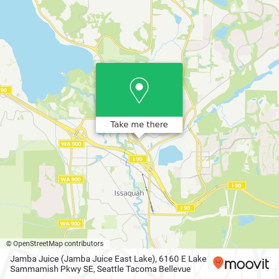 Jamba Juice (Jamba Juice East Lake), 6160 E Lake Sammamish Pkwy SE map