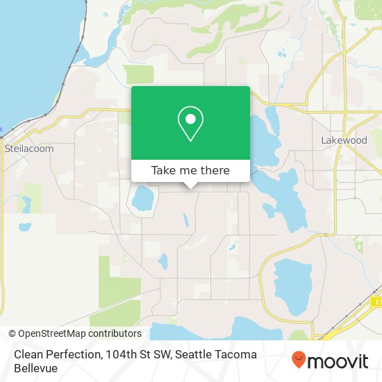 Mapa de Clean Perfection, 104th St SW