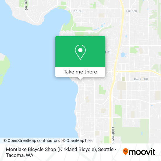 Mapa de Montlake Bicycle Shop (Kirkland Bicycle)