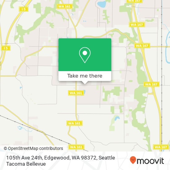 105th Ave 24th, Edgewood, WA 98372 map