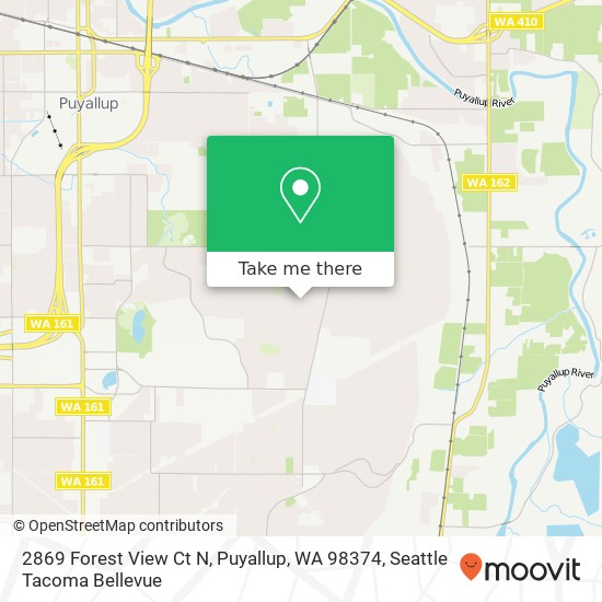 Mapa de 2869 Forest View Ct N, Puyallup, WA 98374