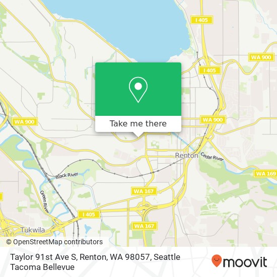 Taylor 91st Ave S, Renton, WA 98057 map