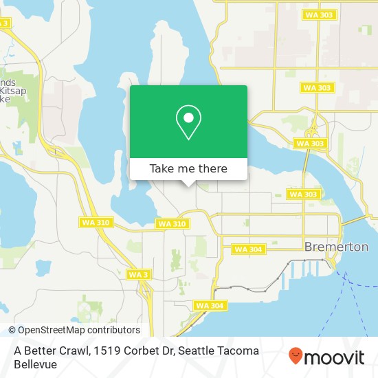 A Better Crawl, 1519 Corbet Dr map