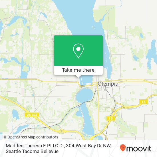 Mapa de Madden Theresa E PLLC Dr, 304 West Bay Dr NW
