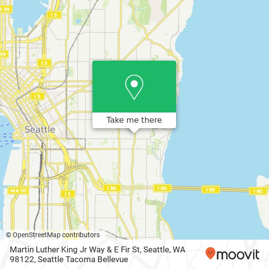 Martin Luther King Jr Way & E Fir St, Seattle, WA 98122 map