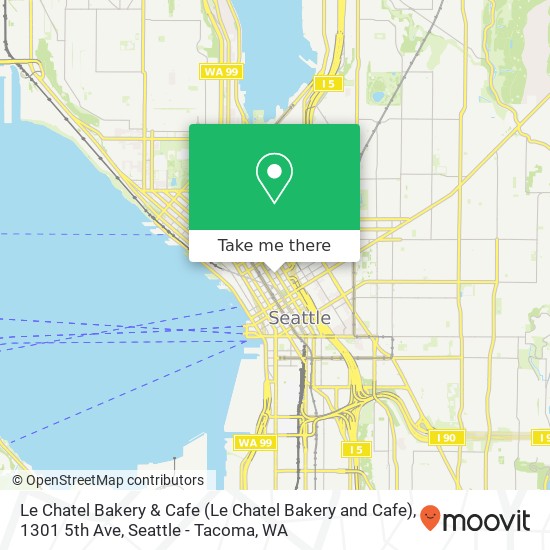Le Chatel Bakery & Cafe (Le Chatel Bakery and Cafe), 1301 5th Ave map