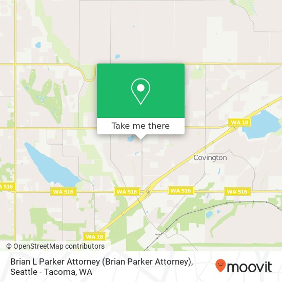 Mapa de Brian L Parker Attorney (Brian Parker Attorney), 25845 164th Ave SE