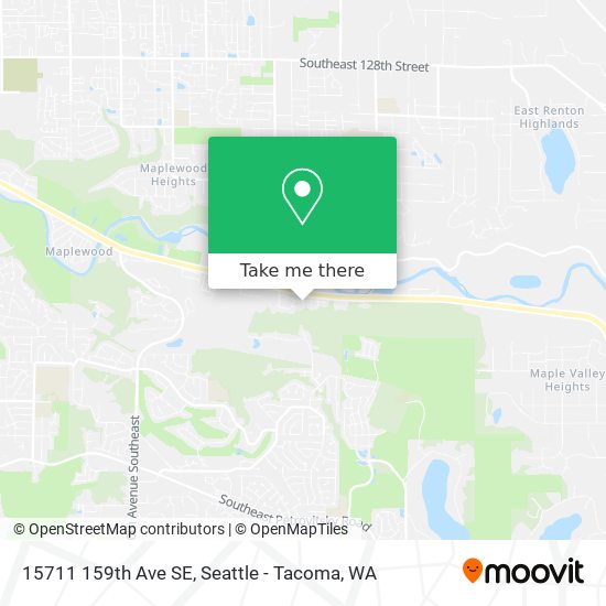 Mapa de 15711 159th Ave SE