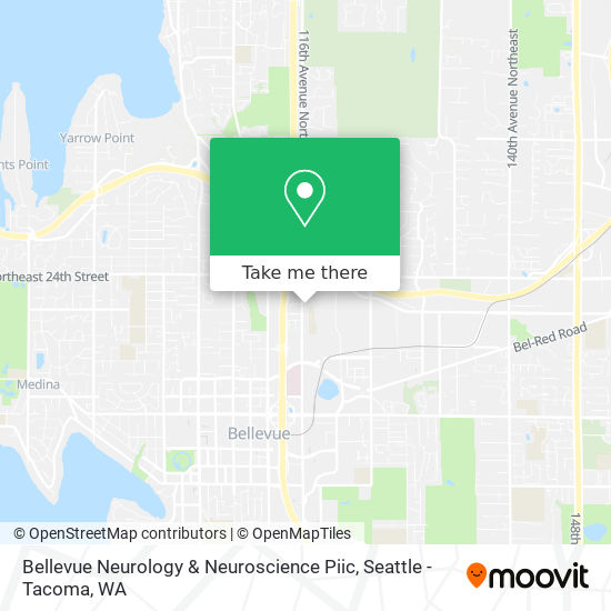 Mapa de Bellevue Neurology & Neuroscience Piic