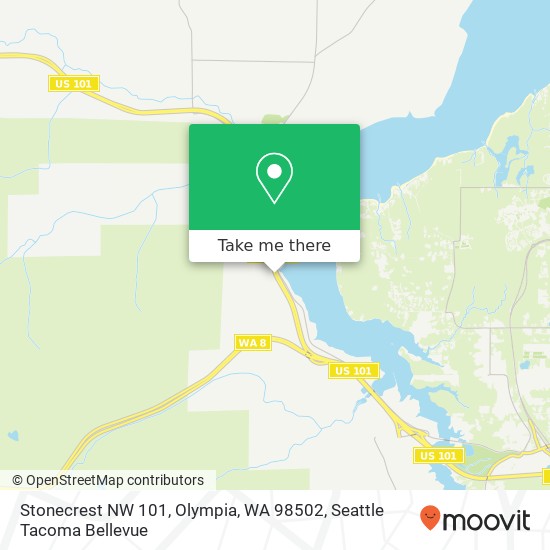 Mapa de Stonecrest NW 101, Olympia, WA 98502