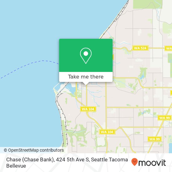 Chase (Chase Bank), 424 5th Ave S map