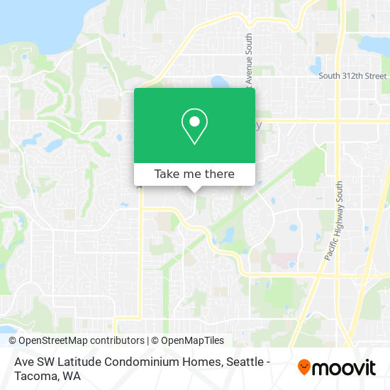 Ave SW Latitude Condominium Homes map