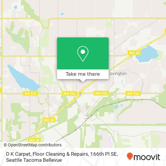 Mapa de D K Carpet, Floor Cleaning & Repairs, 166th Pl SE