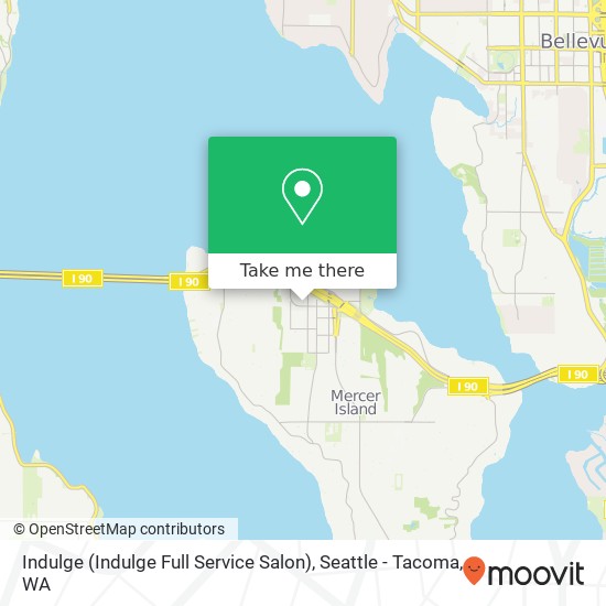 Mapa de Indulge (Indulge Full Service Salon)