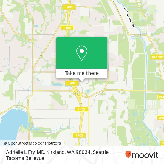 Adrielle L Fry, MD, Kirkland, WA 98034 map