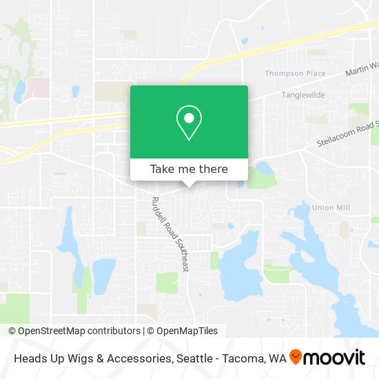 Heads Up Wigs & Accessories map