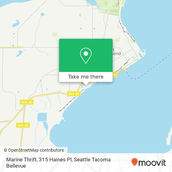 Mapa de Marine Thrift, 315 Haines Pl