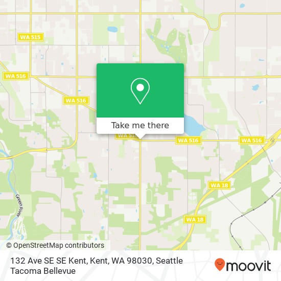 132 Ave SE SE Kent, Kent, WA 98030 map