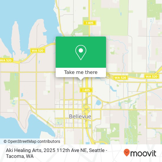 Aki Healing Arts, 2025 112th Ave NE map