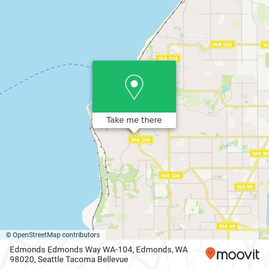 Edmonds Edmonds Way WA-104, Edmonds, WA 98020 map