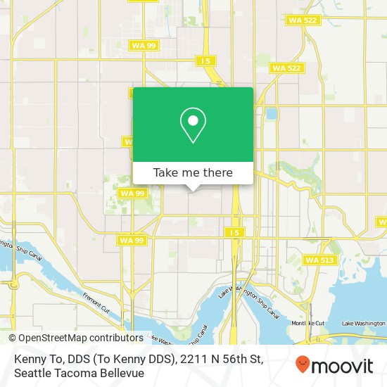 Mapa de Kenny To, DDS (To Kenny DDS), 2211 N 56th St