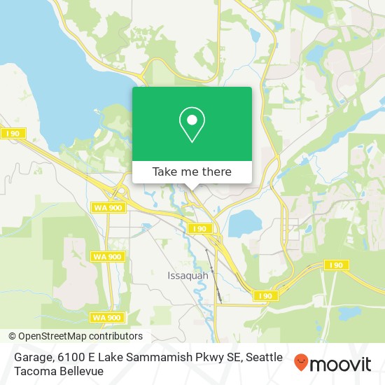 Garage, 6100 E Lake Sammamish Pkwy SE map