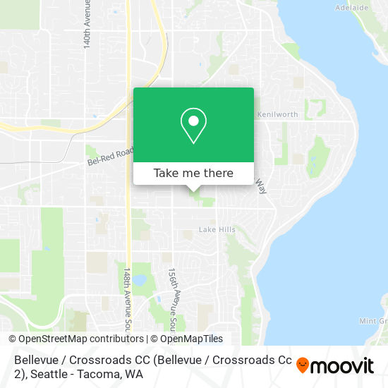Bellevue / Crossroads CC (Bellevue / Crossroads Cc 2) map