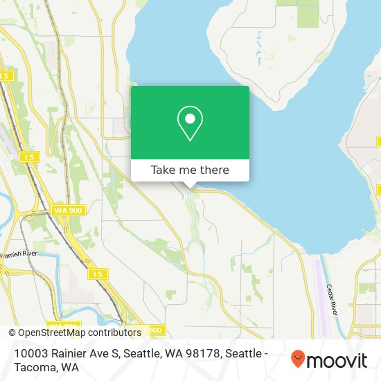 10003 Rainier Ave S, Seattle, WA 98178 map