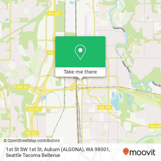 1st St SW 1st St, Auburn (ALGONA), WA 98001 map
