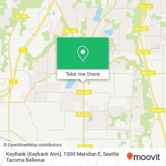 Mapa de KeyBank (Keybank Atm), 1000 Meridian E