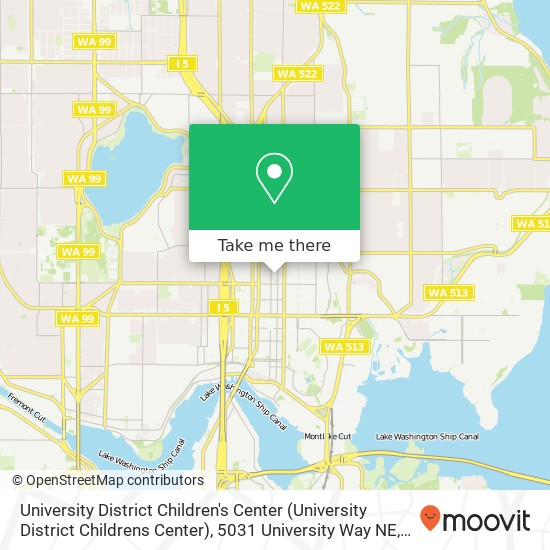 University District Children's Center (University District Childrens Center), 5031 University Way NE map