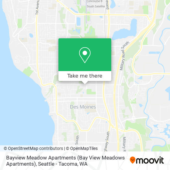 Mapa de Bayview Meadow Apartments (Bay View Meadows Apartments)
