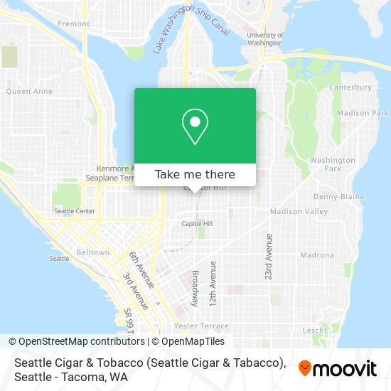 Seattle Cigar & Tobacco (Seattle Cigar & Tabacco) map