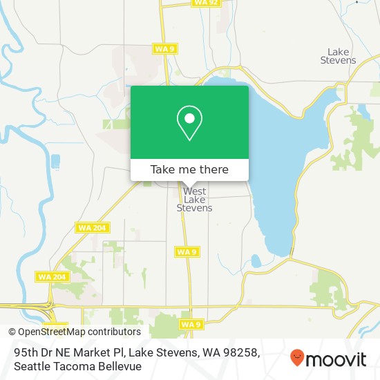 95th Dr NE Market Pl, Lake Stevens, WA 98258 map