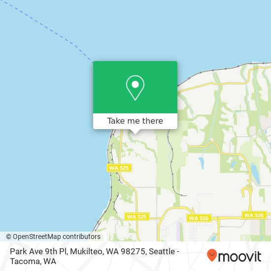 Mapa de Park Ave 9th Pl, Mukilteo, WA 98275