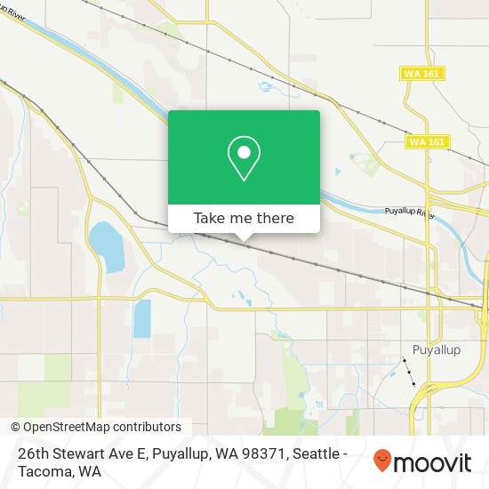 Mapa de 26th Stewart Ave E, Puyallup, WA 98371