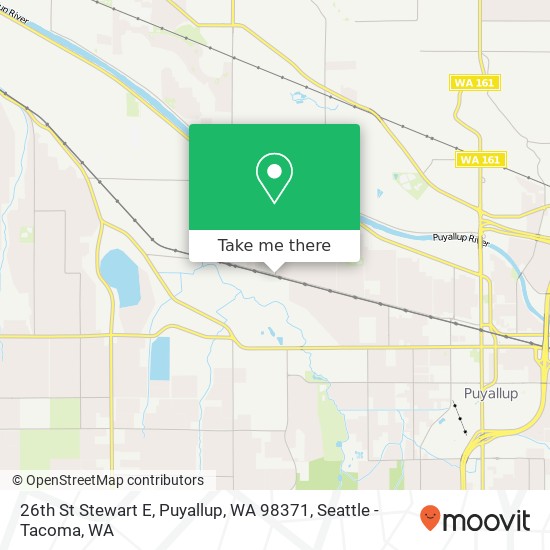 26th St Stewart E, Puyallup, WA 98371 map