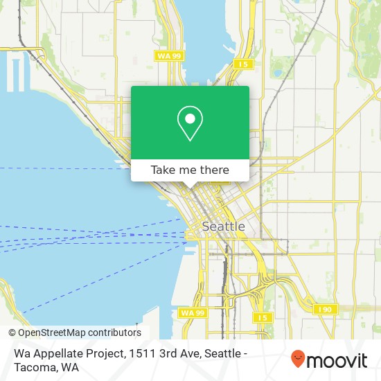 Wa Appellate Project, 1511 3rd Ave map