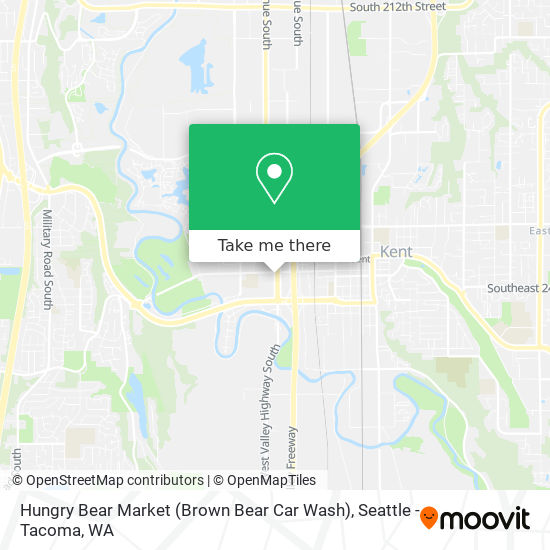 Hungry Bear Market (Brown Bear Car Wash) map