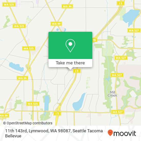 11th 143rd, Lynnwood, WA 98087 map