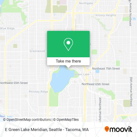 Mapa de E Green Lake Meridian