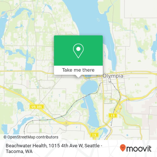 Mapa de Beachwater Health, 1015 4th Ave W