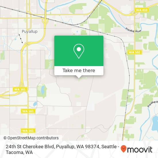 24th St Cherokee Blvd, Puyallup, WA 98374 map