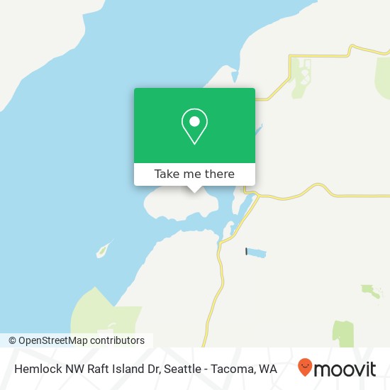 Hemlock NW Raft Island Dr, Gig Harbor, WA 98335 map