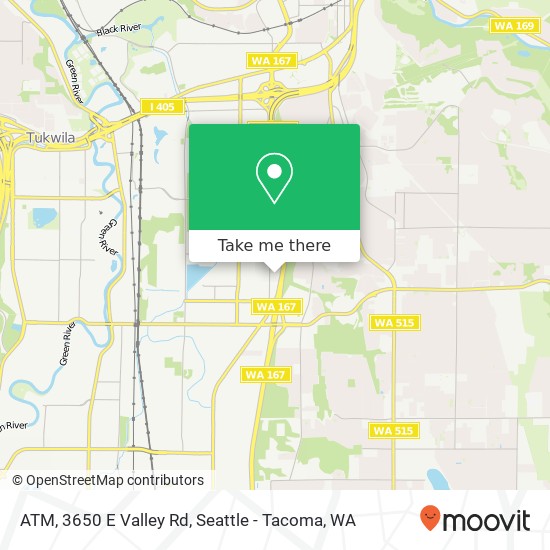 Mapa de ATM, 3650 E Valley Rd