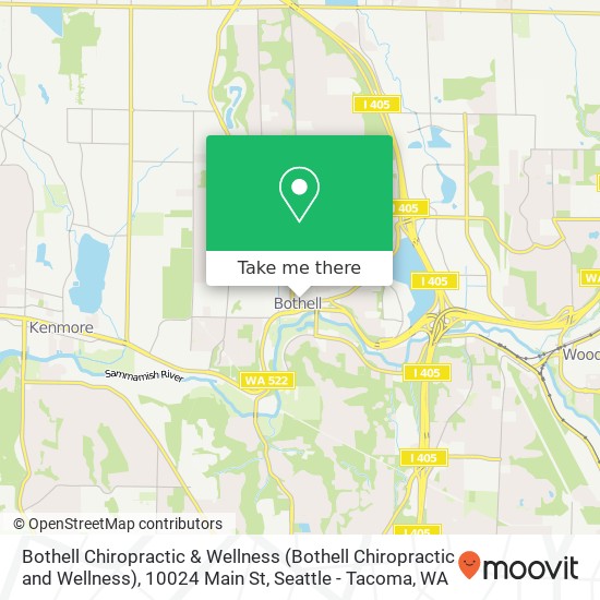 Mapa de Bothell Chiropractic & Wellness (Bothell Chiropractic and Wellness), 10024 Main St